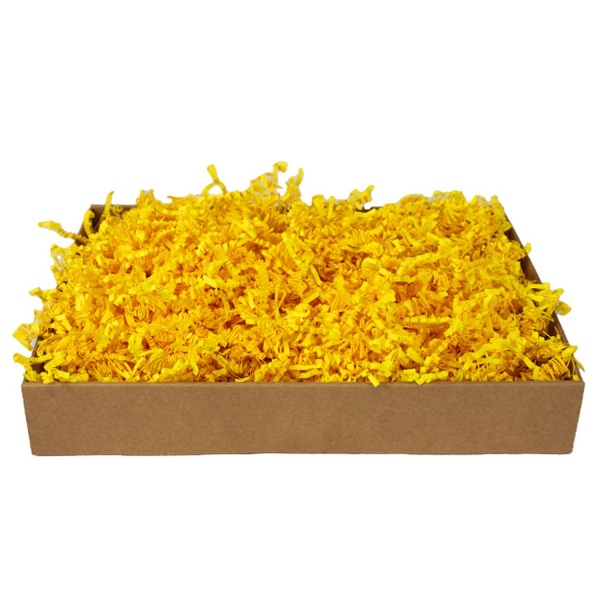 SizzlePak Gelb (yellow) 1kg (ca. 32 Liter) farbiges Füll- und Polsterpapier