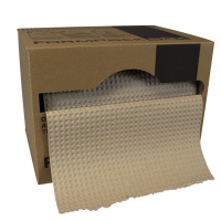 FORMPACK-BOX - mobile Spendebox mit umweltfreundlichem Luftpolsterpapier FPB01