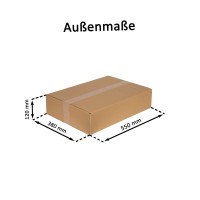 Karton 550 x 380 x 120mm (Qualität 1.30 B)