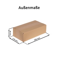 Karton 330 x 170 x 90 mm einwellig - KP153