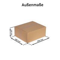 Karton 350 x 300 x 150 mm einwellig - KP195