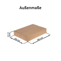 Karton 380 x 280 x 60 mm - einwellig KP167