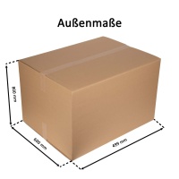 Karton 793 x 593 x 487 mm (zweiwellig) mit Höhenriller bei 200 / 300 / 400 mm KP213