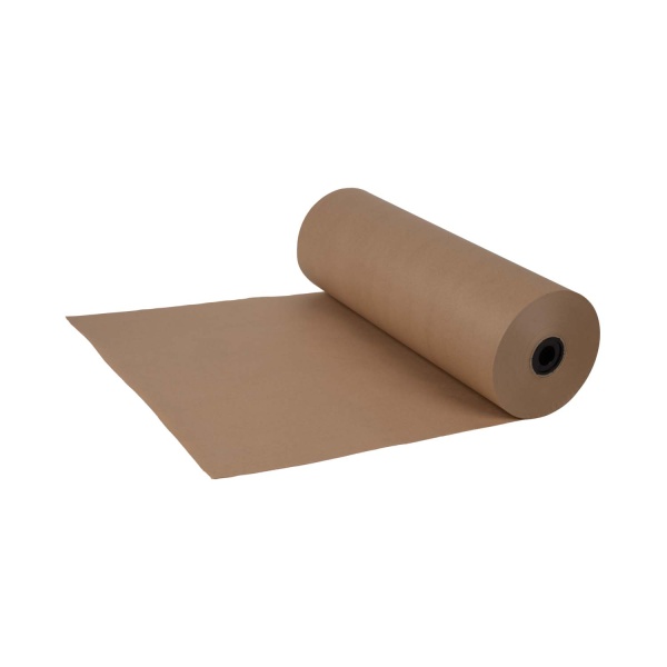 Packpapier-Rolle, Breite 500 mm, 250 lfm Gewicht 9 kg, 70 g /m ² Kraftpapier PP200