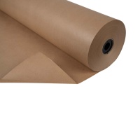 Packpapier-Rolle, Breite 500 mm, 250 lfm Gewicht 9 kg, 70 g /m ² Kraftpapier PP200