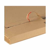 Versandverpackung 217x155x10 - 50 mm mit variabler Höhe, Selbstklebeverschluss & Aufreißfaden